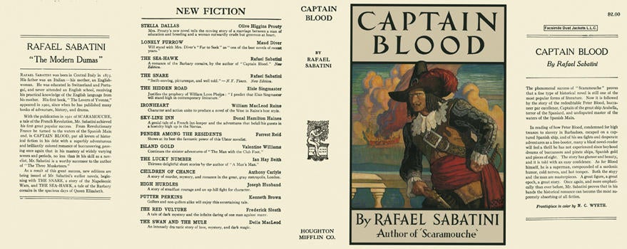 Item #4926 Captain Blood. Rafael Sabatini