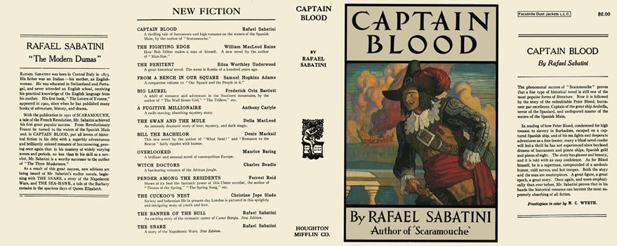 Item #4927 Captain Blood. Rafael Sabatini