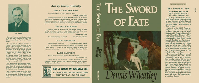 Item #49279 Sword of Fate, The. Dennis Wheatley