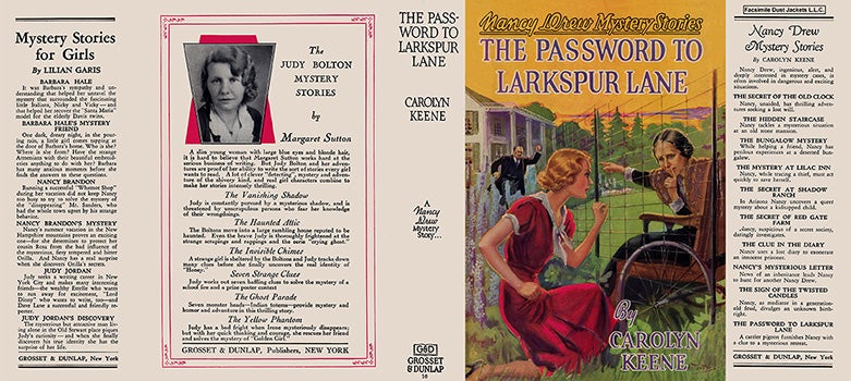 Item #49331 Nancy Drew #10: Password to Larkspur Lane, The. Carolyn Keene.