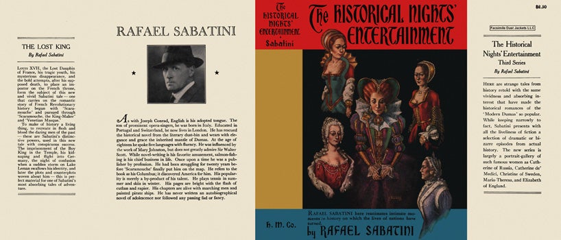 Item #49370 Historical Nights' Entertainment, Series III, The. Rafael Sabatini