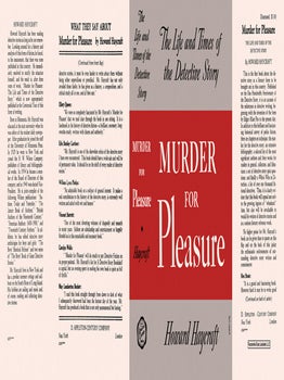 Murder for Pleasure. Howard Haycraft.