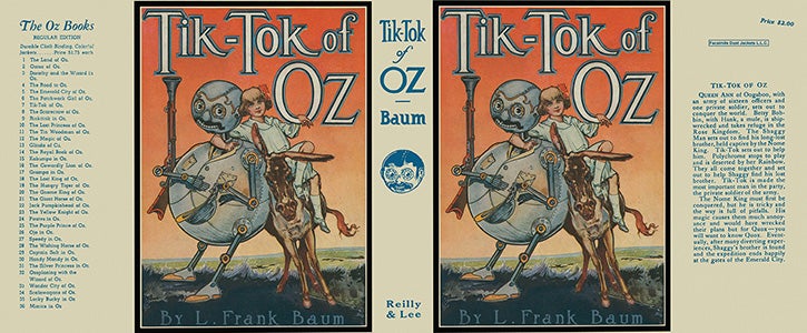 Item #49502 Tik-Tok of Oz. L. Frank Baum, John R. Neill