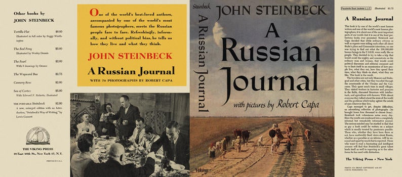 Item #4965 Russian Journal, A. John Steinbeck, Robert Capa