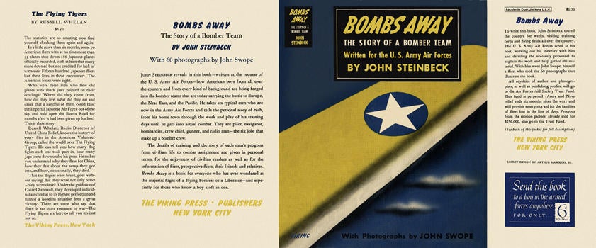 Item #4966 Bombs Away, The Story of a Bomber Team. John Steinbeck