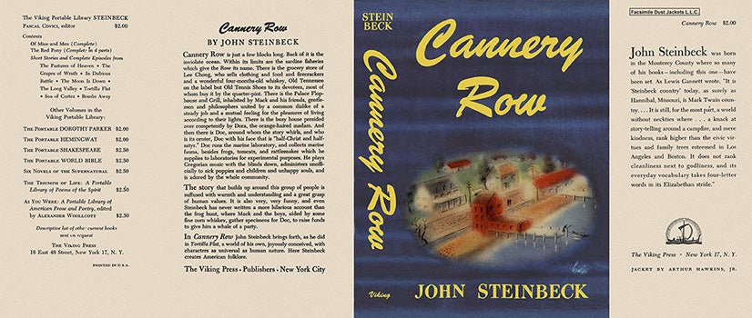Item #4968 Cannery Row. John Steinbeck