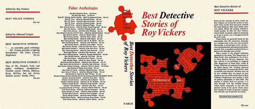 Item #49733 Best Detective Stories of Roy Vickers. Roy Vickers