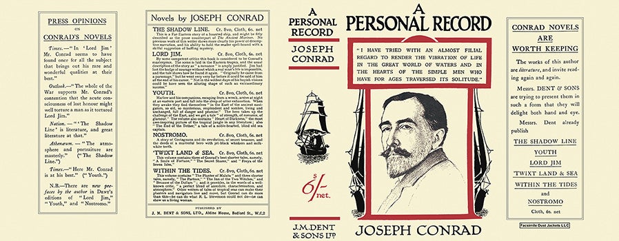 Item #49736 Personal Record, A. Joseph Conrad