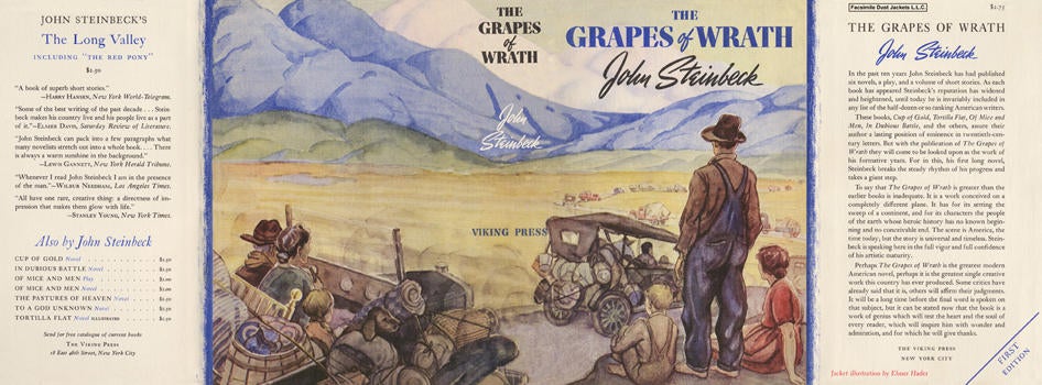 Item #4975 Grapes of Wrath, The. John Steinbeck