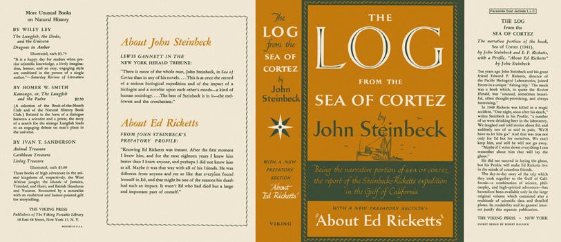 Item #4977 Log from the Sea of Cortez, The. John Steinbeck