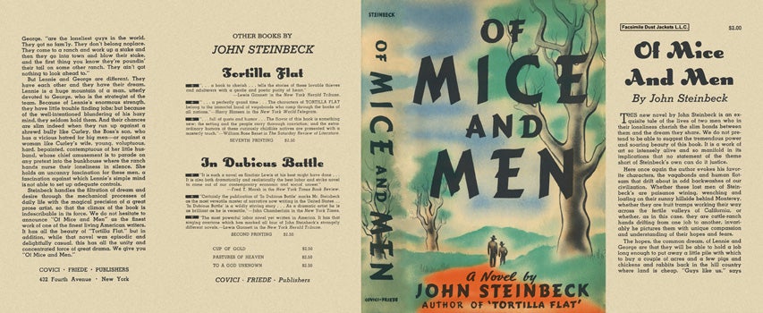 Item #4981 Of Mice and Men. John Steinbeck.