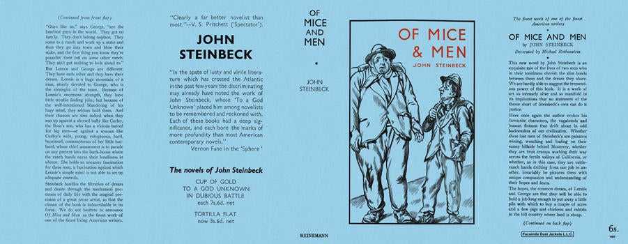 Item #4982 Of Mice and Men. John Steinbeck