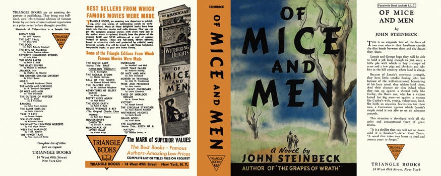 Item #4983 Of Mice and Men. John Steinbeck.