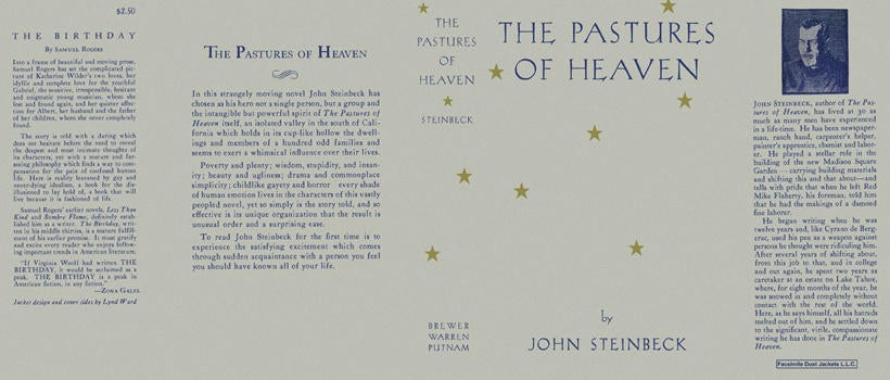 Item #4986 Pastures of Heaven, The. John Steinbeck