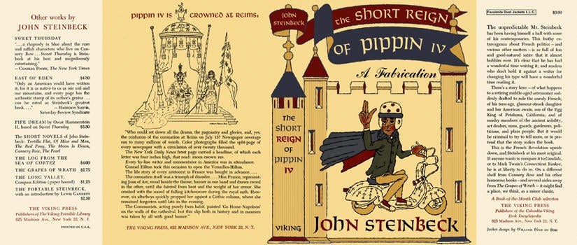 Item #4991 Short Reign of Pippin IV, The. John Steinbeck