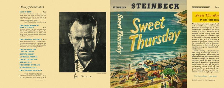 Item #4992 Sweet Thursday. John Steinbeck