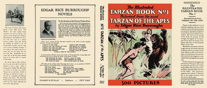 Item #49930 Illustrated Tarzan Book No. 1, The. Edgar Rice Burroughs