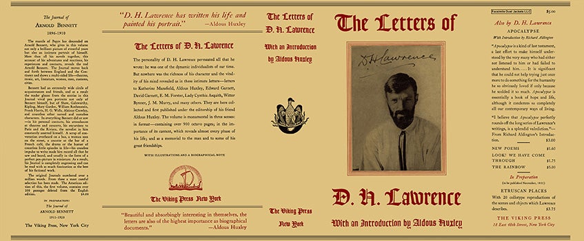 Item #49935 Letters of D. H. Lawrence, The. D. H. Lawrence