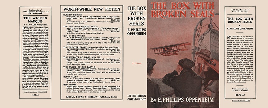 Item #49982 Box with Broken Seals, The. E. Phillips Oppenheim