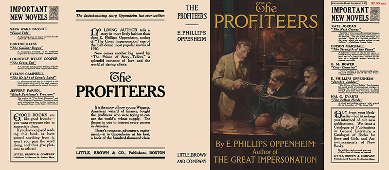 Item #49991 Profiteers, The. E. Phillips Oppenheim