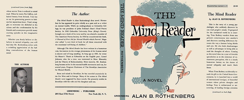 Item #49994 Mind Reader, The. Alan B. Rothenberg.