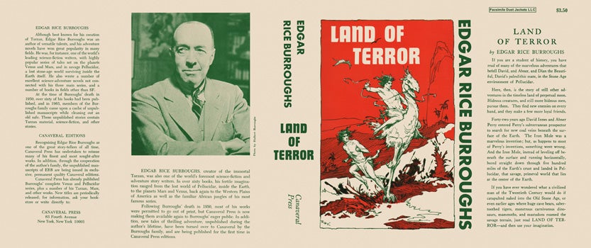 Item #50003 Land of Terror, The. Edgar Rice Burroughs