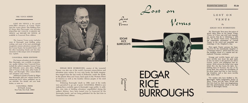 Item #50004 Lost on Venus. Edgar Rice Burroughs