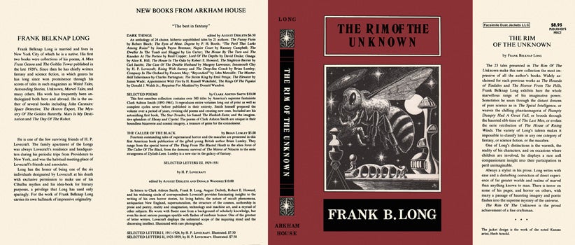 Item #50026 Rim of the Unknown, The. Frank Belknap Long