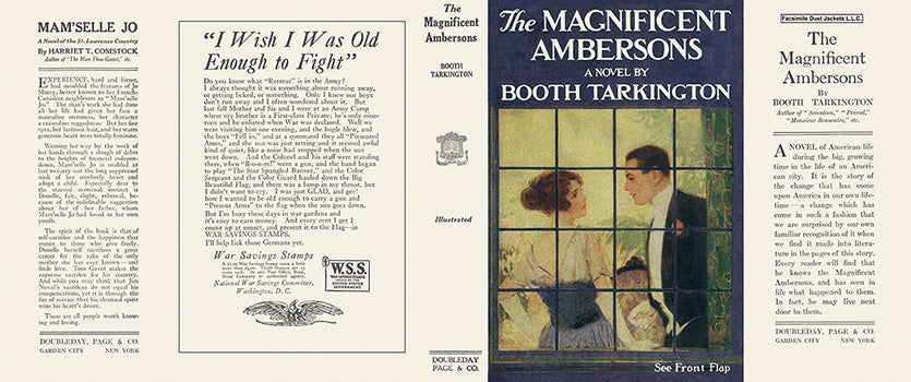 Item #5026 Magnificent Ambersons, The. Booth Tarkington.