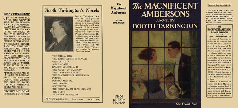 Item #5027 Magnificent Ambersons, The. Booth Tarkington