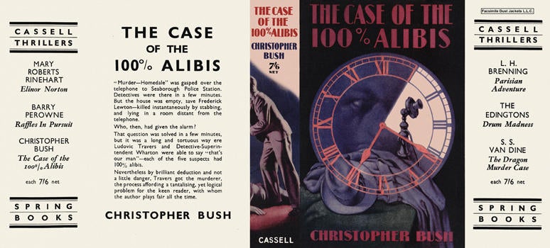 Item #503 Case of the 100% Alibis, The. Christopher Bush