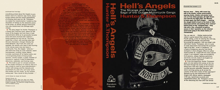 Item #5037 Hell's Angels. Hunter S. Thompson