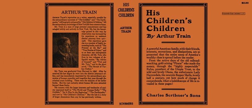 Item #5040 His Children's Children. Arthur Train.