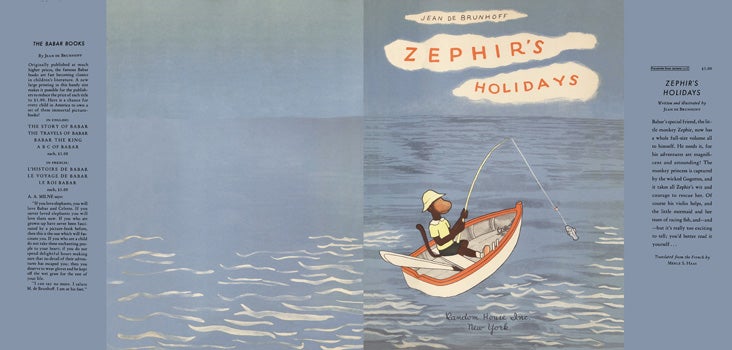 Item #50403 Zephir's Holidays. Jean De Brunhoff