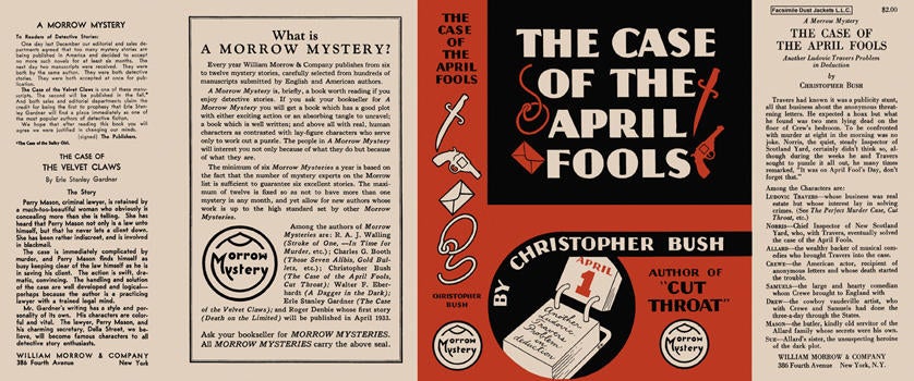 Item #505 Case of the April Fools, The. Christopher Bush