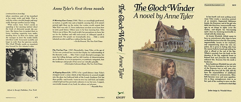 Item #5050 Clock Winder, The. Anne Tyler.