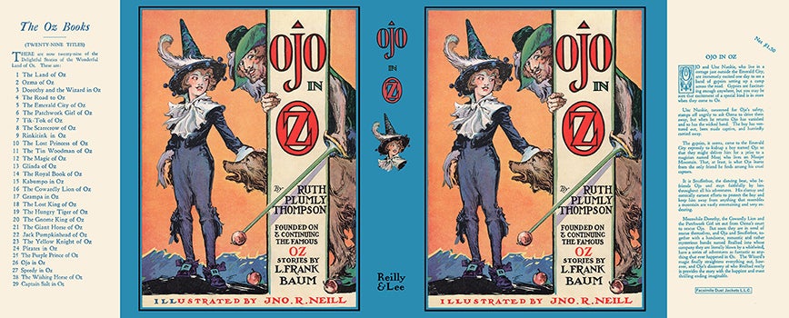 Item #50511 Ojo in Oz. Ruth Plumly Thompson, John R. Neill.