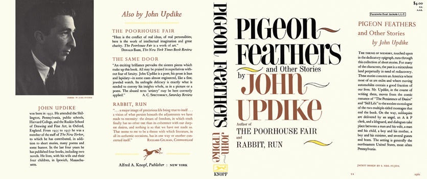 Item #5052 Pigeon Feathers and Other Stories. John Updike.