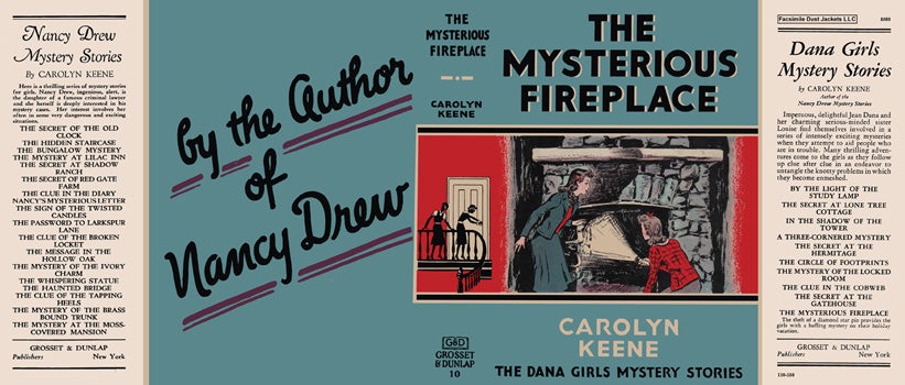 Item #50522 Dana Girls #10: Mysterious Fireplace, The. Carolyn Keene