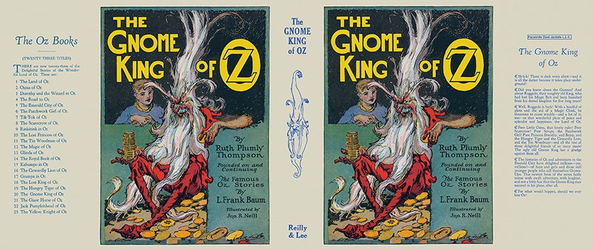 Item #50534 Gnome King of Oz, The. Ruth Plumly Thompson, John R. Neill