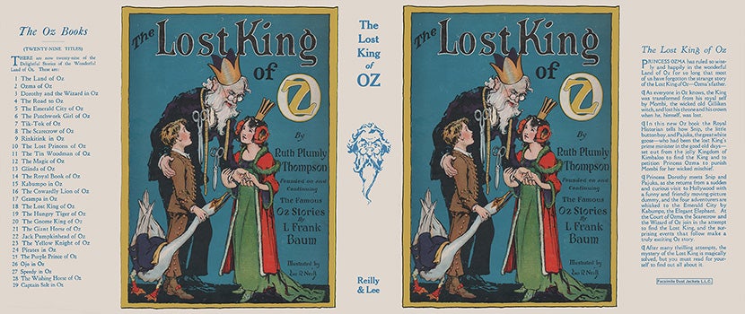Item #50535 Lost King of Oz, The. Ruth Plumly Thompson, John R. Neill
