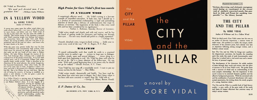 Item #5058 City and the Pillar, The. Gore Vidal