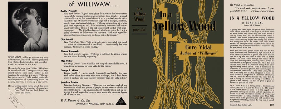 Item #5059 In a Yellow Wood. Gore Vidal