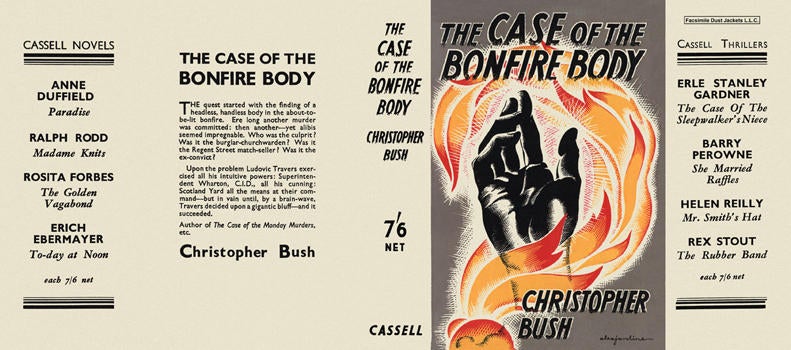 Item #506 Case of the Bonfire Body, The. Christopher Bush