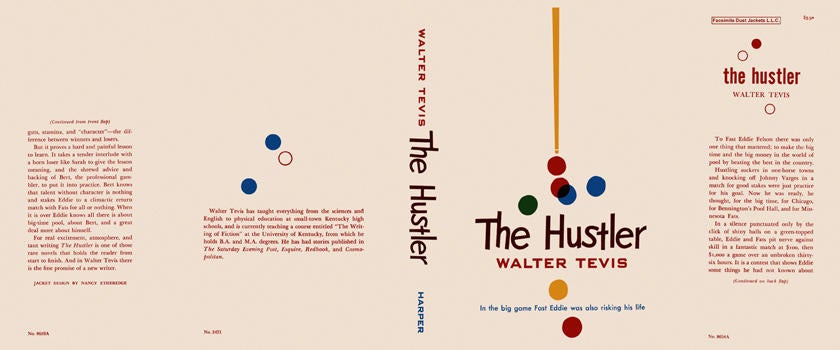 Item #5061 Hustler, The. Walter Tevis