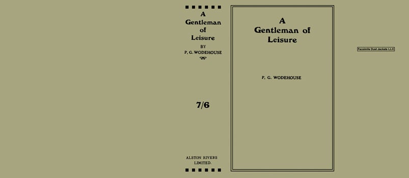 Item #50689 Gentleman of Leisure, A. P. G. Wodehouse