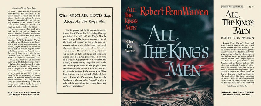 Item #5070 All the King's Men. Robert Penn Warren