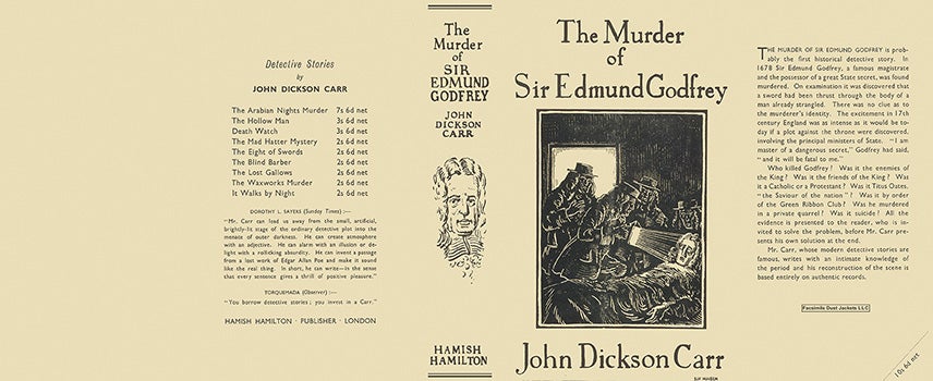 Item #50700 Murder of Sir Edmund Godfrey, The. John Dickson Carr