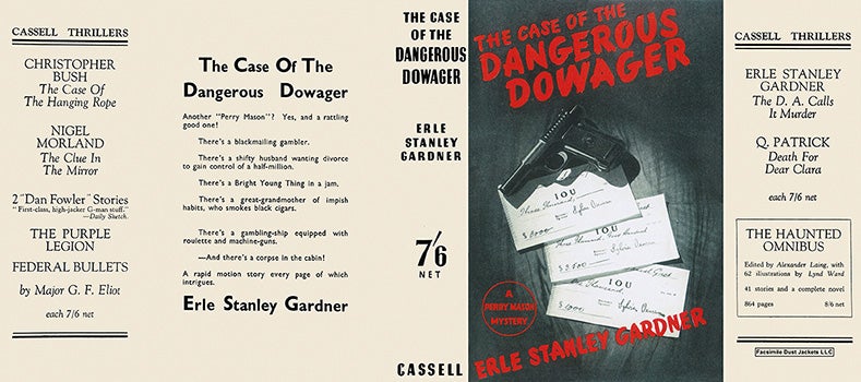 Item #50702 Case of the Dangerous Dowager, The. Erle Stanley Gardner