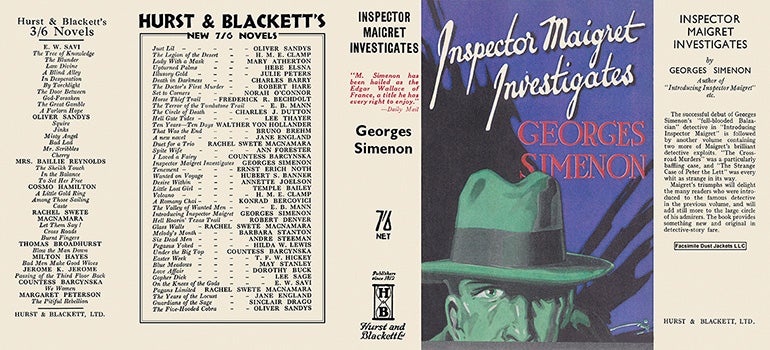 Item #50708 Inspector Maigret Investigates. Georges Simenon